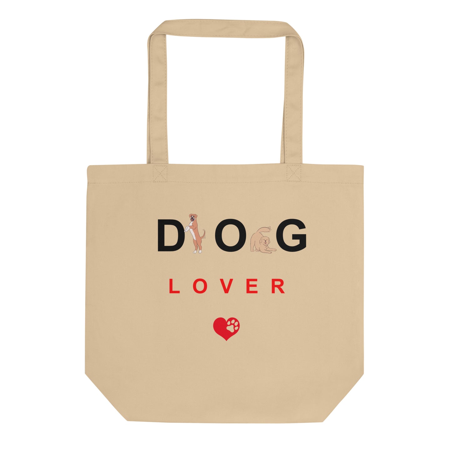 Organic Cotton Tote Bag - Dogs Lover | Eco-Friendly Gift | Pawfect Merch.