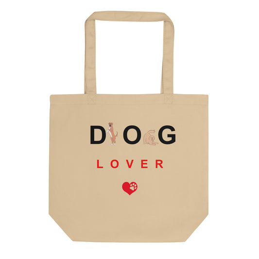 Organic Cotton Tote Bag - Dogs Lover | Eco-Friendly Gift | Pawfect Merch.