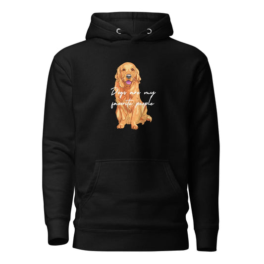 Dogs Are My Favorite People Premium Cotton Hoodie | Pawfect Merch - Pawfect Merch