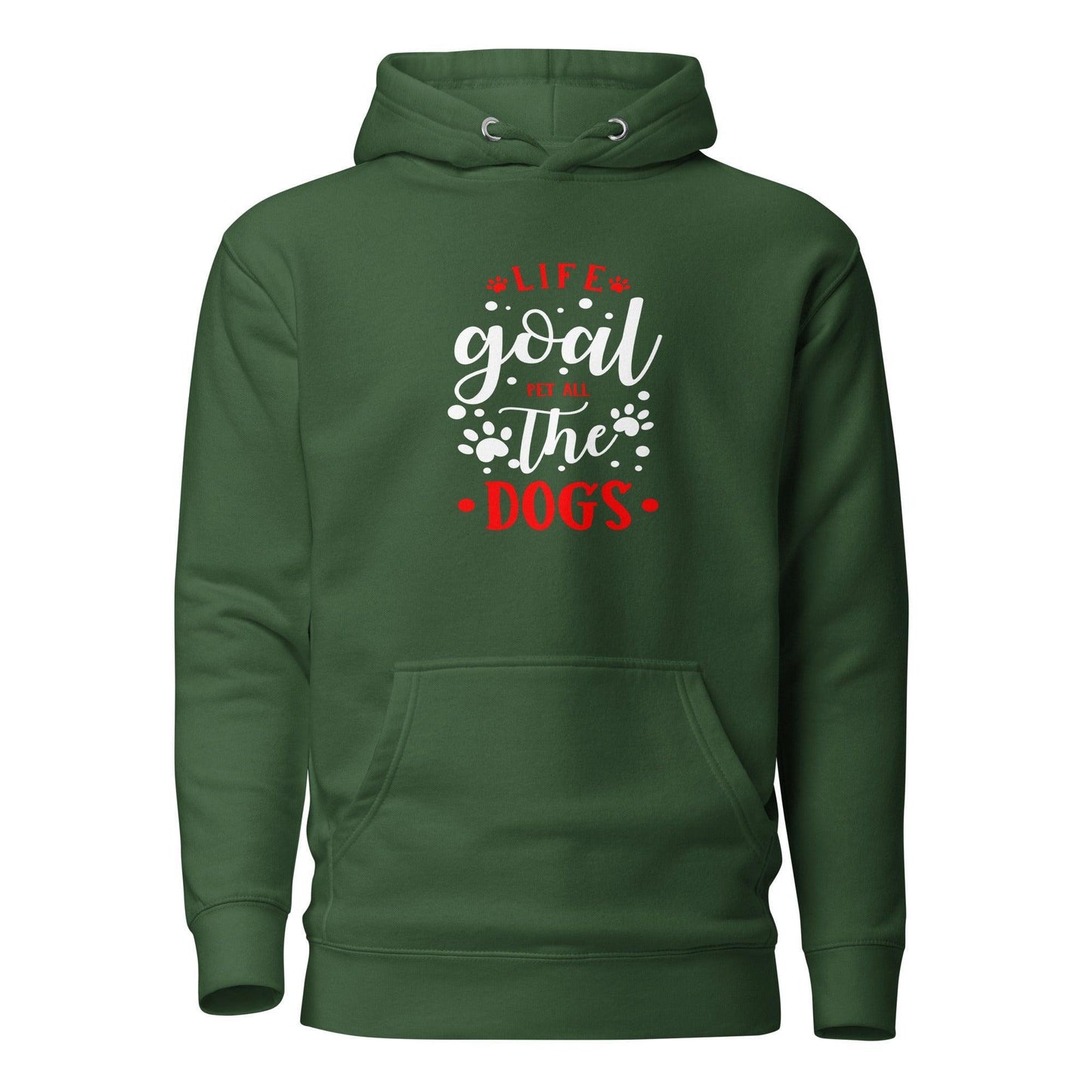 Life Goal Pet All The Dogs Premium Cotton Hoodie | Pawfect Merch - Pawfect Merch