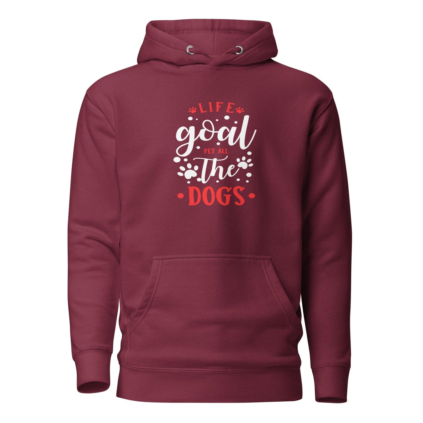 Life Goal Pet All The Dogs Cotton Heritage M2580 Unisex Premium Hoodie - Pawfect Merch