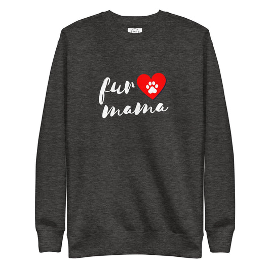 Fur Mama Dog Lover Premium Cotton Sweatshirt | Pawfect Merch.