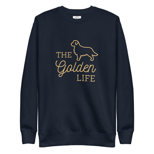 Golden Retriever Lover Sweatshirt - The Golden Life | Pawfect Merch.
