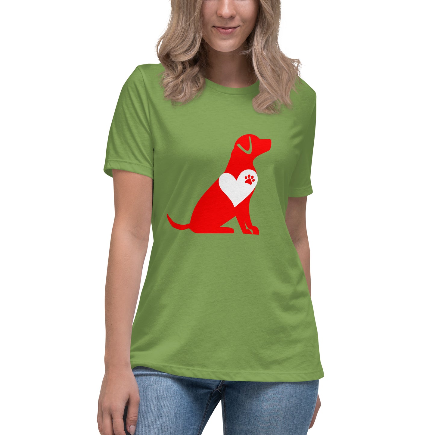 Big Dog Heart Women's T-Shirt - Premium Cotton Dog Lover Gift | Pawfect Merch.