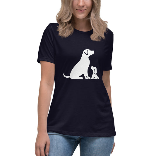 Dogs Are Love Women's T-Shirt - Premium Cotton Dog Lover Gift | Pawfect Merch.