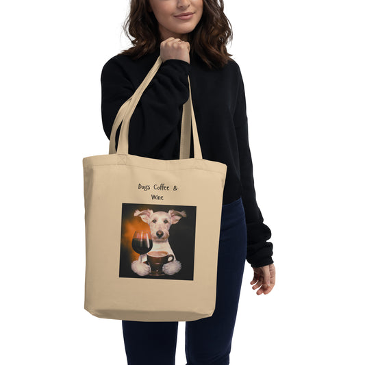 Dogs Coffee Wine Tote Bag - Perfect Trio for Dog Moms | Pawfect Merch - Pawfect Merch