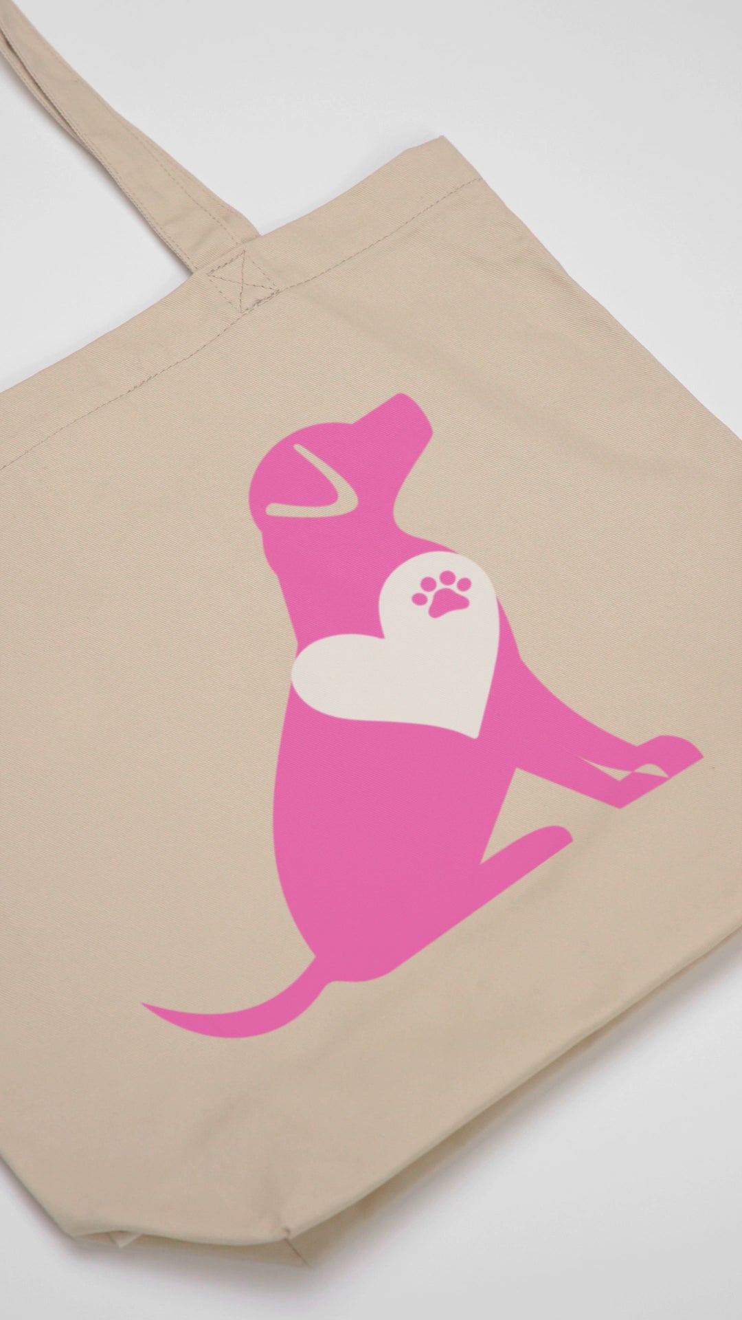 Organic Cotton Tote Bag - Dogs Are Love | Eco-Friendly Gift | Pawfect Merch.