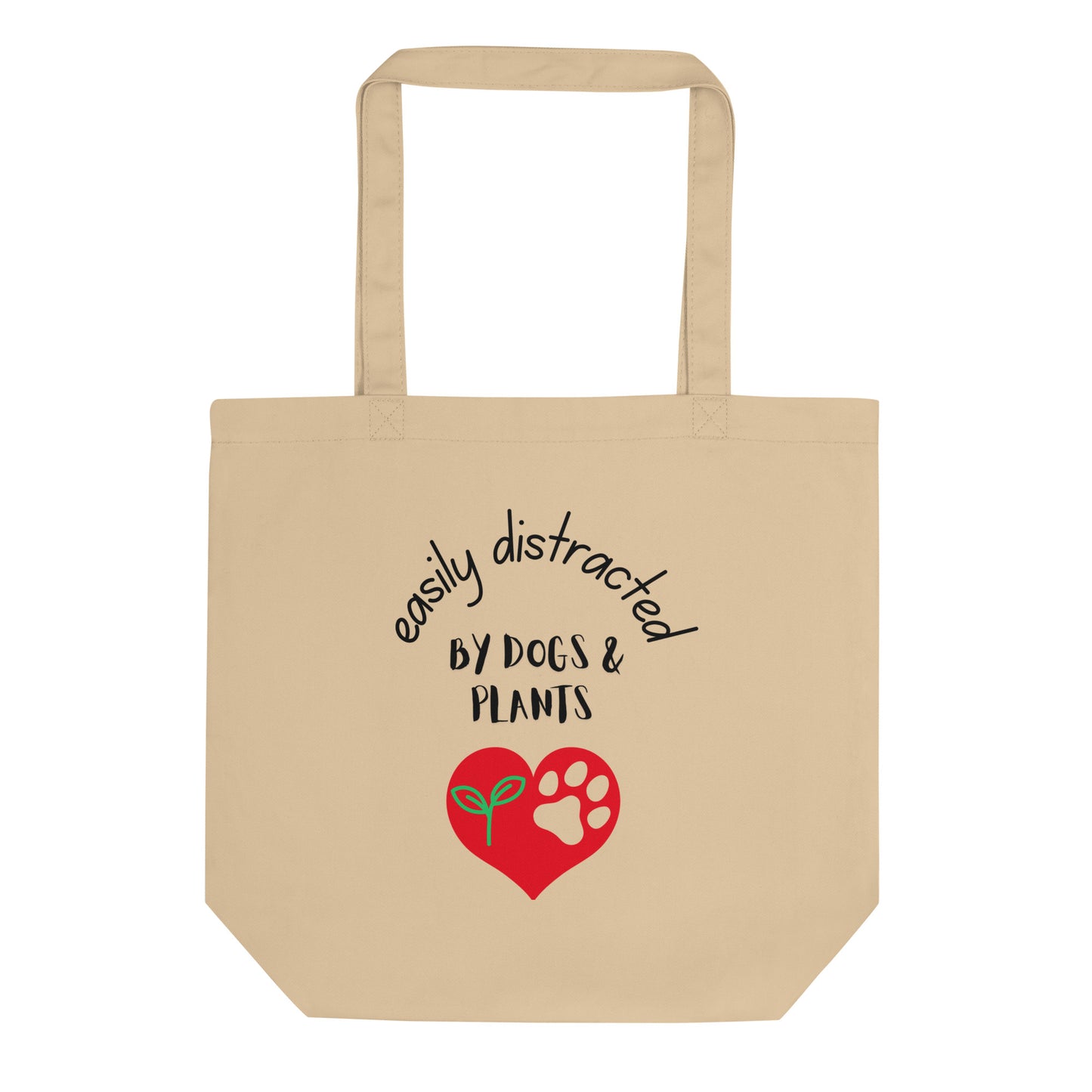 Organic Cotton Tote Bag - Dogs and Plants Lover Gift | Eco-Friendly | Pawfect Merch.