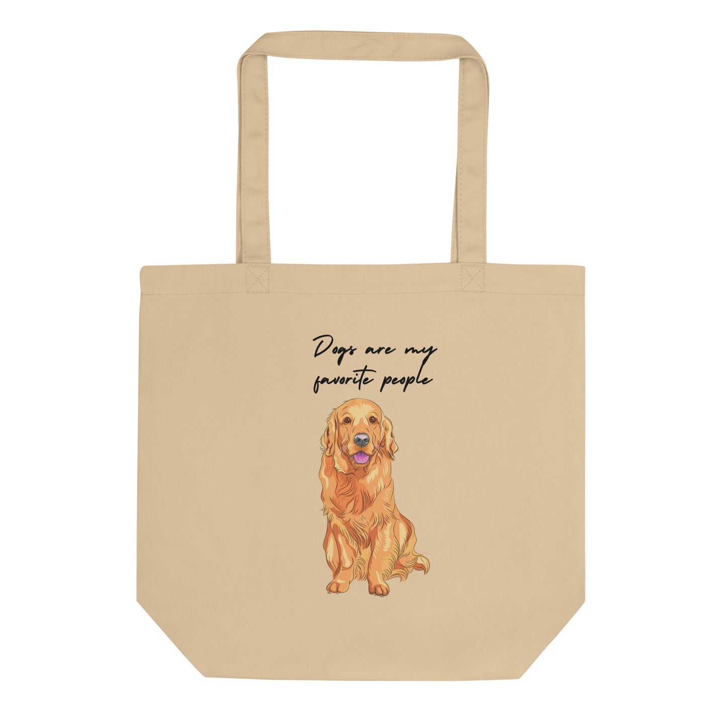 Organic Cotton Tote Bag - Dogs Are My Favorite People | Eco-Friendly Gift | Pawfect Merch.
