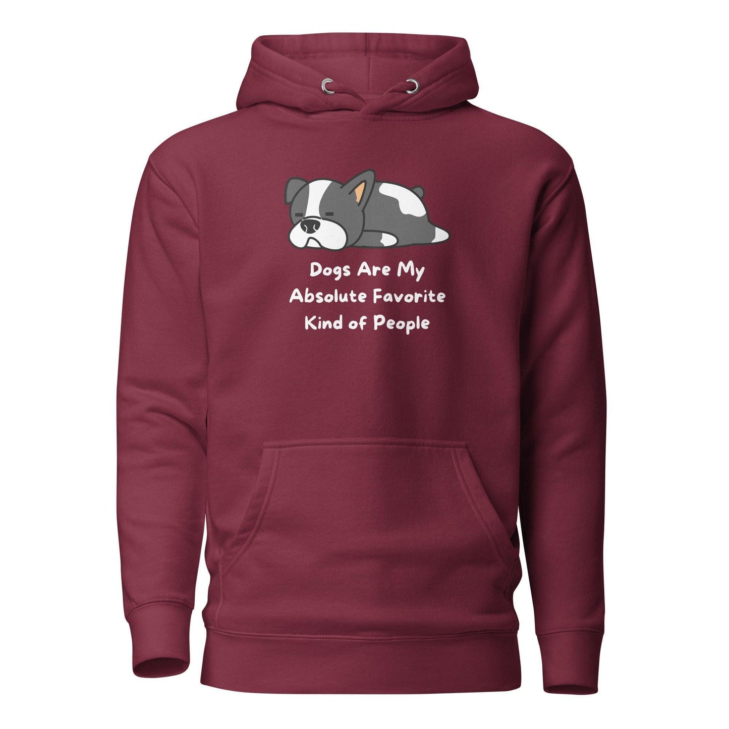 Dogs Are My Absolute Favorite Kind of People Premium Cotton Hoodie | Pawfect Merch - Pawfect Merch