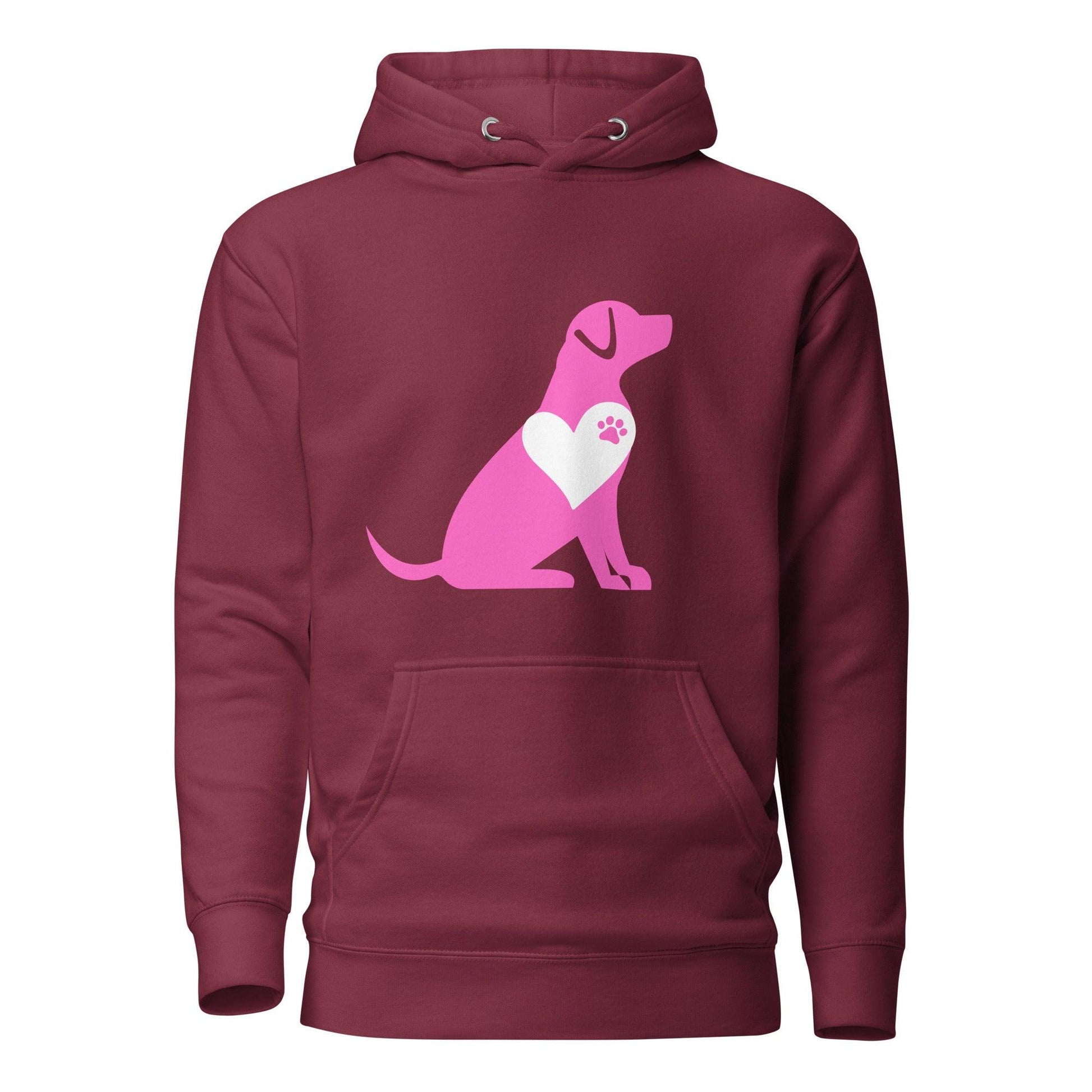 Good Boy Big Heart Cotton Heritage M2580 Unisex Premium Hoodie - Pawfect Merch