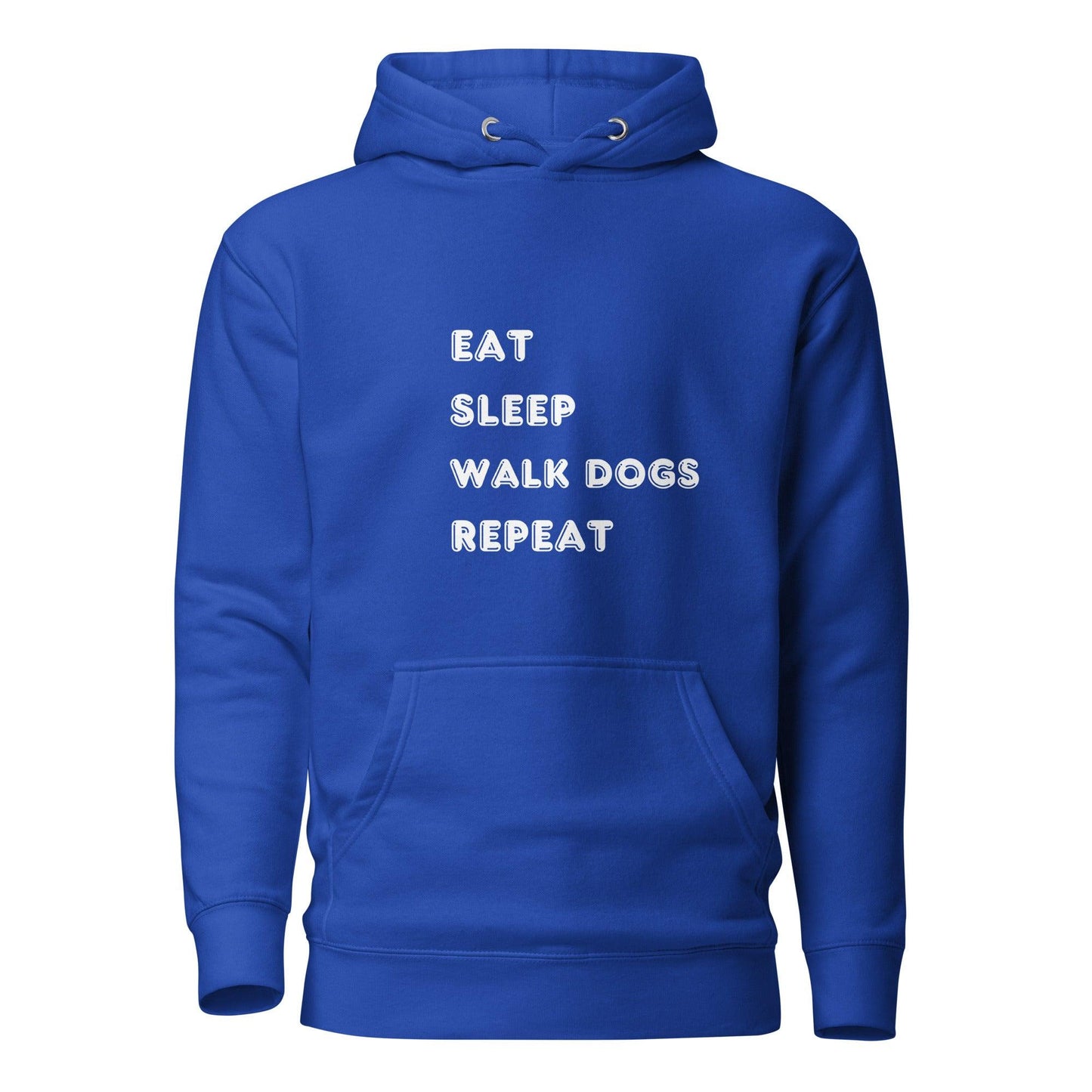 Eat Sleep Walk Dogs Repeat Cotton Heritage M2580 Unisex Premium Hoodie - Pawfect Merch