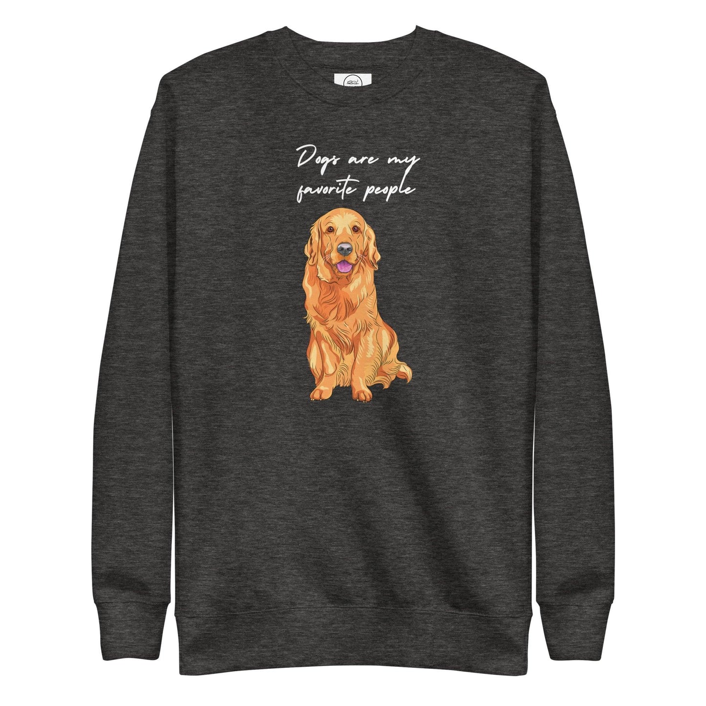 Dogs Are My Favorite People Premium Cotton Sweatshirt | Pawfect Merch - Pawfect Merch