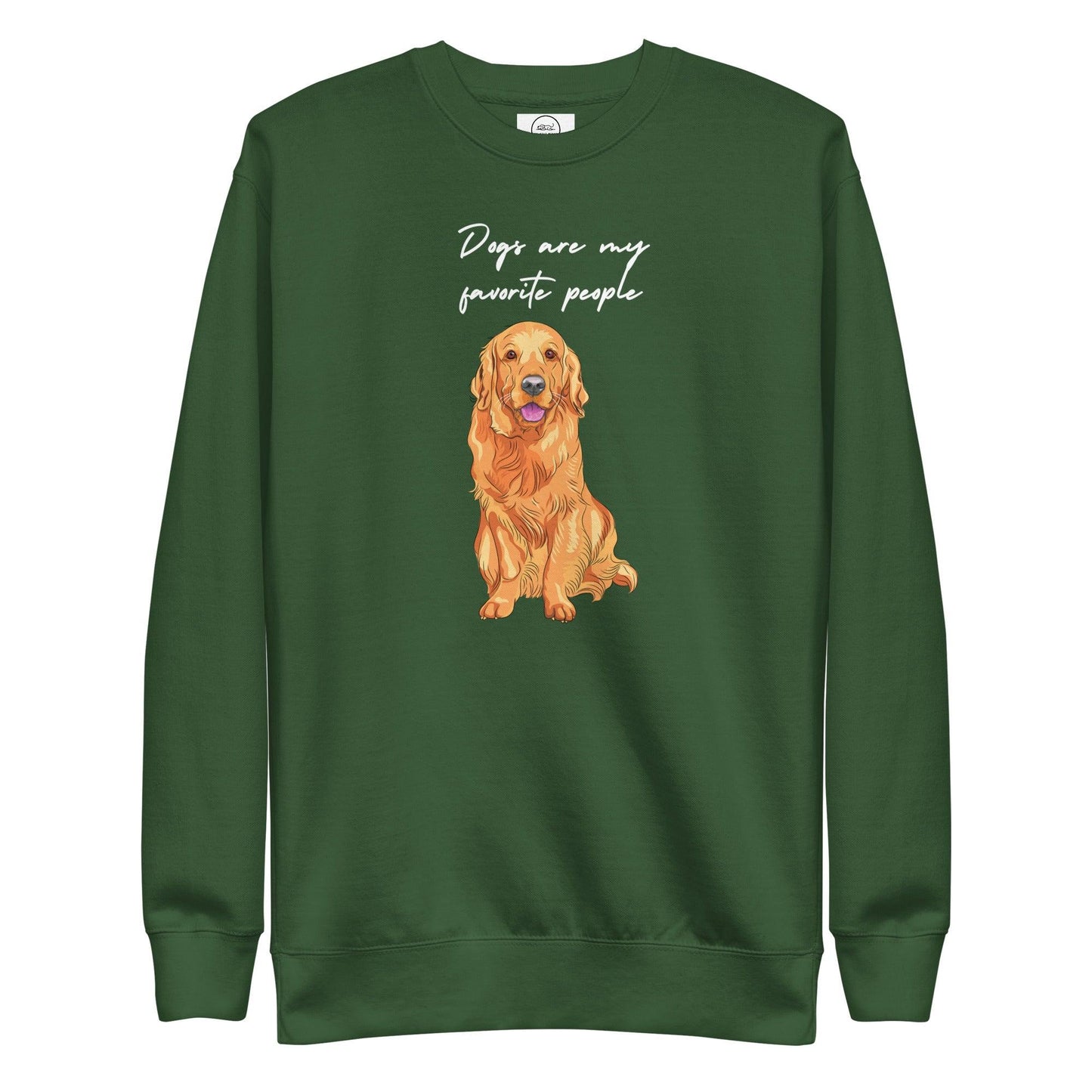 Dogs Are My Favorite People Premium Cotton Sweatshirt | Pawfect Merch - Pawfect Merch