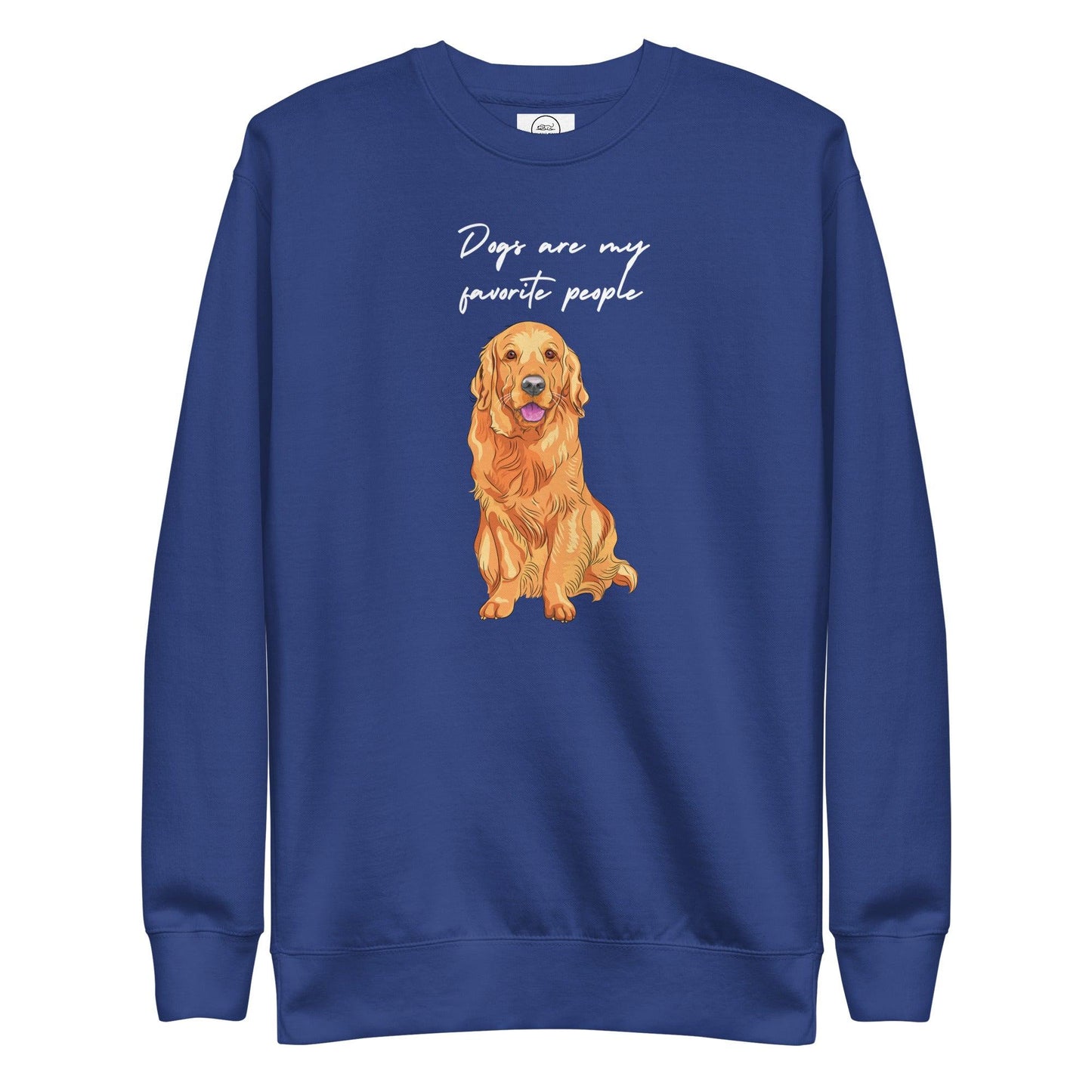 Dogs Are My Favorite People Premium Cotton Sweatshirt | Pawfect Merch - Pawfect Merch