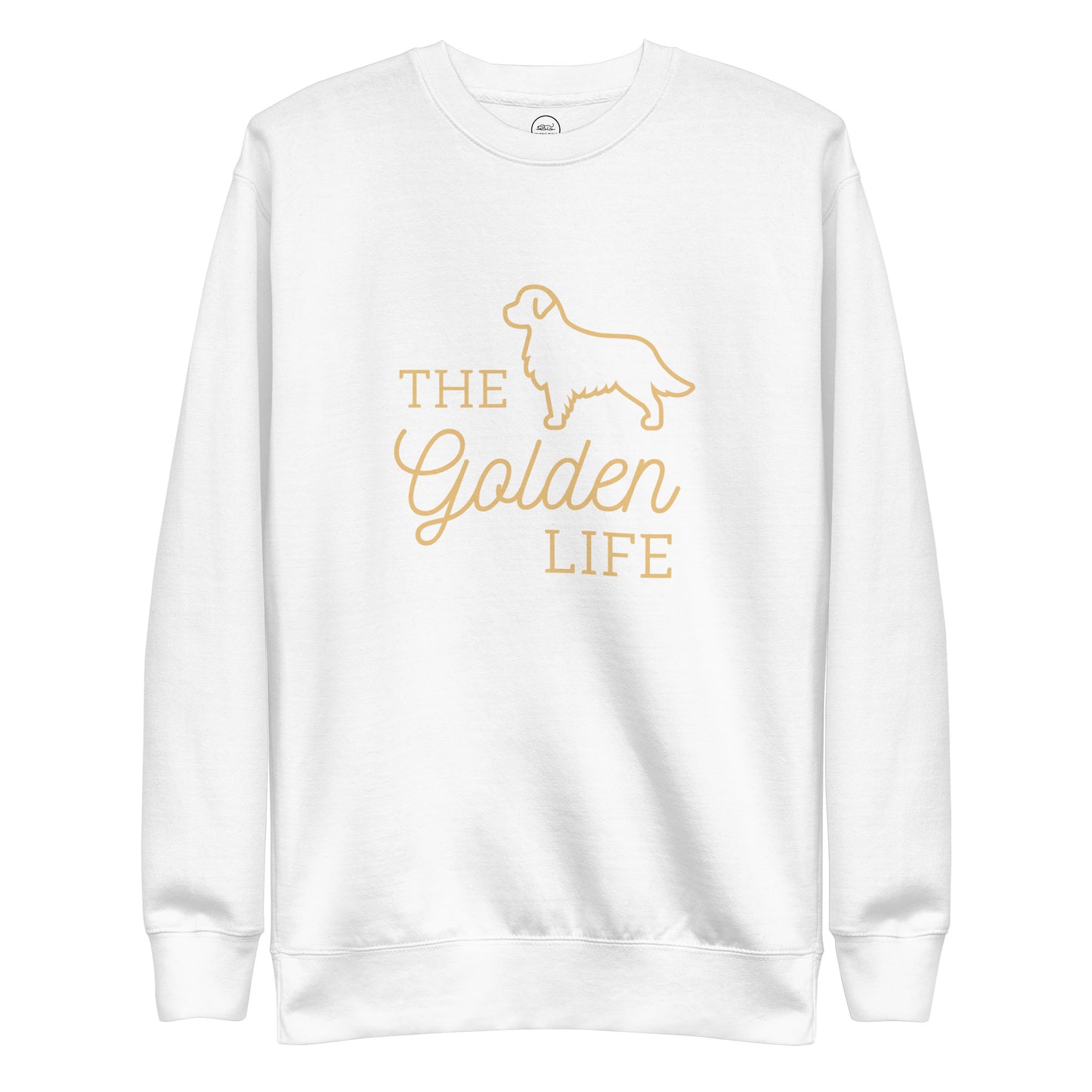 Golden Retriever Lover Premium Cotton Sweatshirt - The Golden Life
