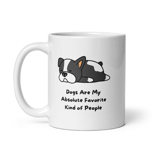 Dogs Are My Favorite People Coffee Mug - Dog Lover Gift | Pawfect Merch - Pawfect Merch