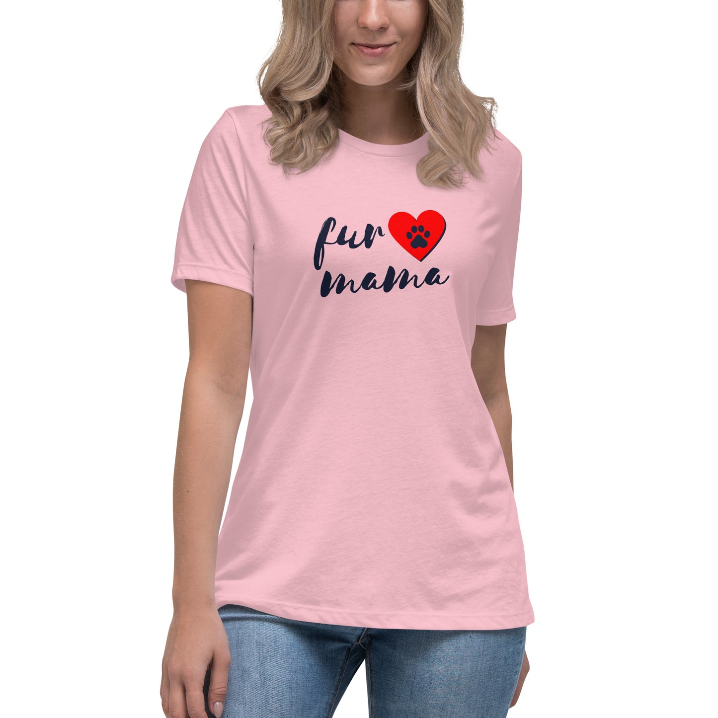 Fur Mama Women's T-Shirt - Premium Cotton Dog Mom Gift | Pawfect Merch - Pawfect Merch