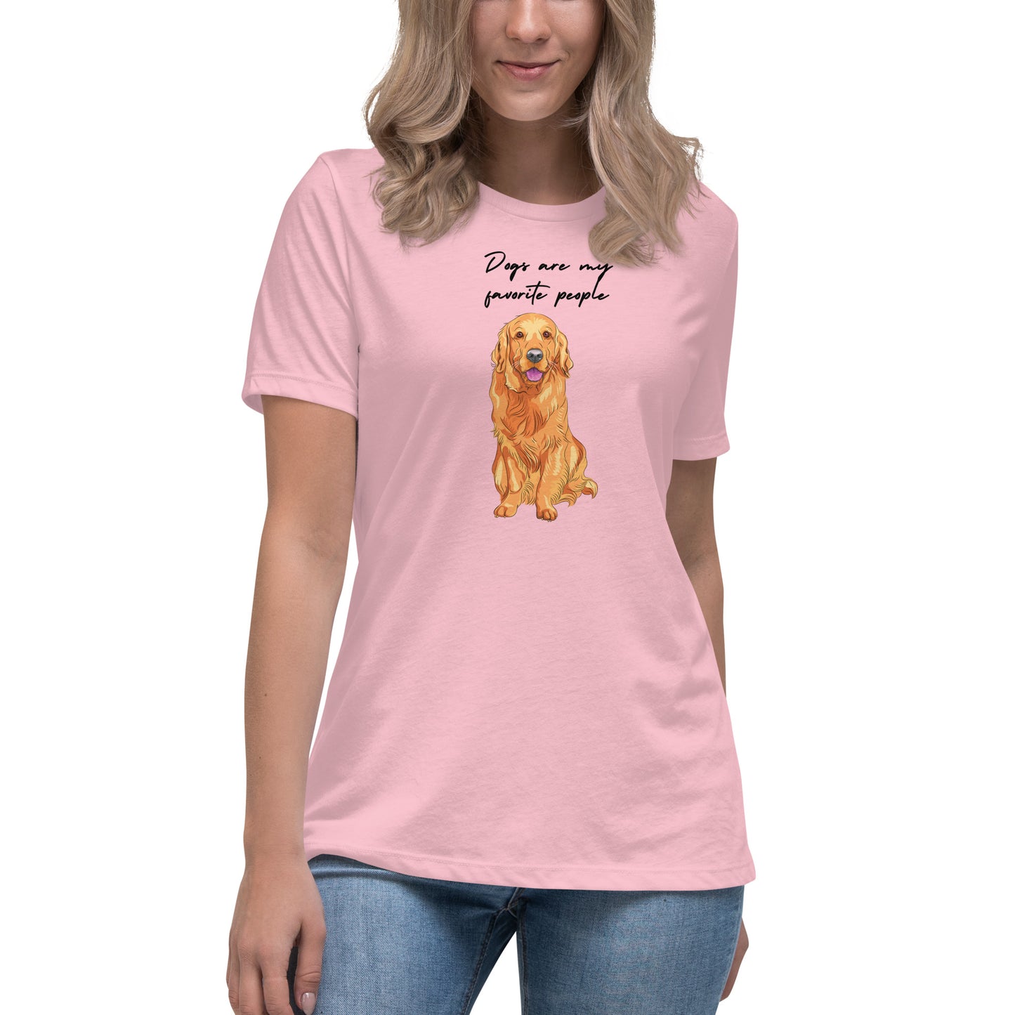 Dogs Are My Favorite People Women's T-Shirt - Premium Cotton Dog Lover Gift | Pawfect Merch - Pawfect Merch