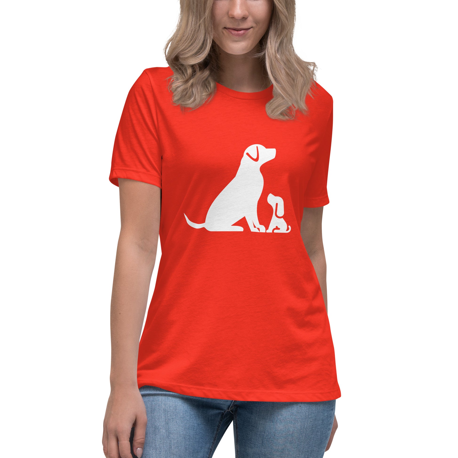 Dogs Are Love Women's T-Shirt - Premium Cotton Dog Lover Gift | Pawfect Merch.