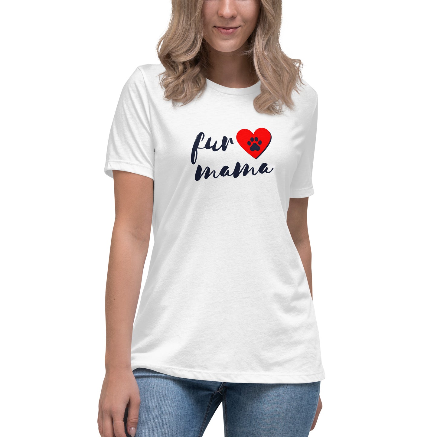 Fur Mama Women's T-Shirt - Premium Cotton Dog Mom Gift | Pawfect Merch - Pawfect Merch